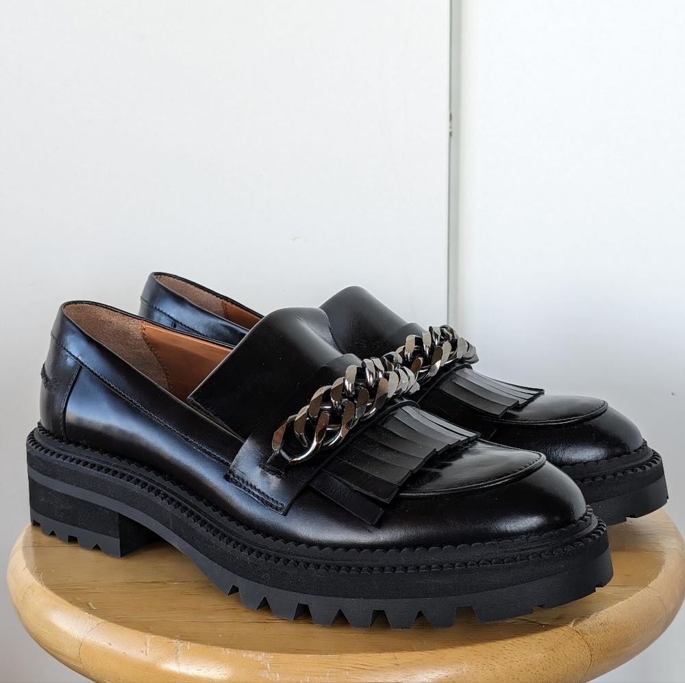 Billi Bi Copenhagen Black Leather Loafers - Picture 4 of 8